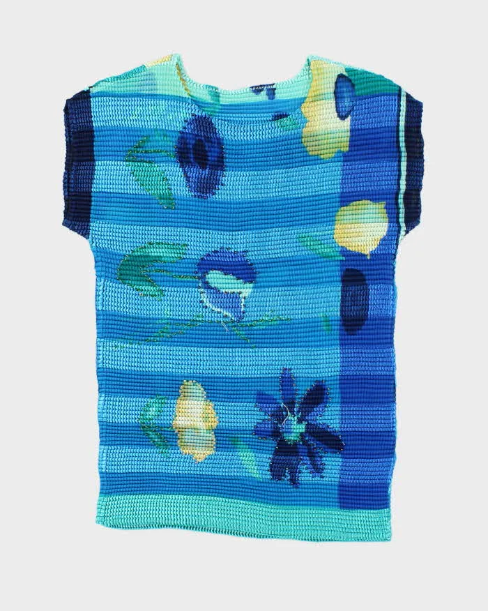 Vintage 90s Crinkle Beaded Top - S sold by Rokit