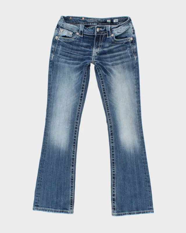 Vintage Y2k 00s Miss Me Rhinestone Bootcut Jeans - W28 L30 sold by Rokit