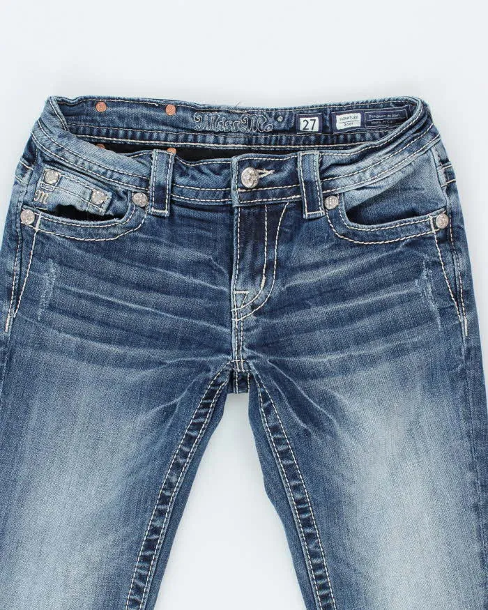 Vintage Y2k 00s Miss Me Rhinestone Bootcut Jeans - W28 L30 sold by Rokit product image thumbnail 3