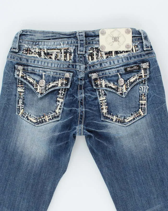 Vintage Y2k 00s Miss Me Rhinestone Bootcut Jeans - W28 L30 sold by Rokit product image thumbnail 4