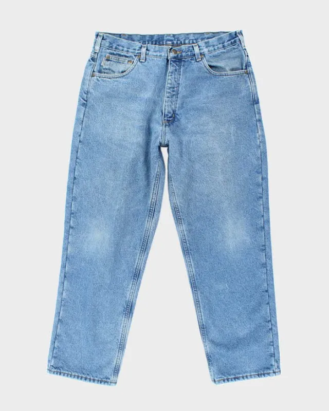Vintage 2000's Carhartt Medium Wash Insulated Jeans - W34 L28 sold by Rokit