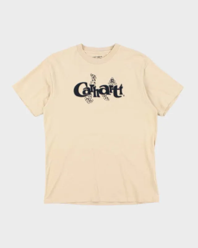 Carhartt Beige Classic Design T-Shirt - S made by Carhartt