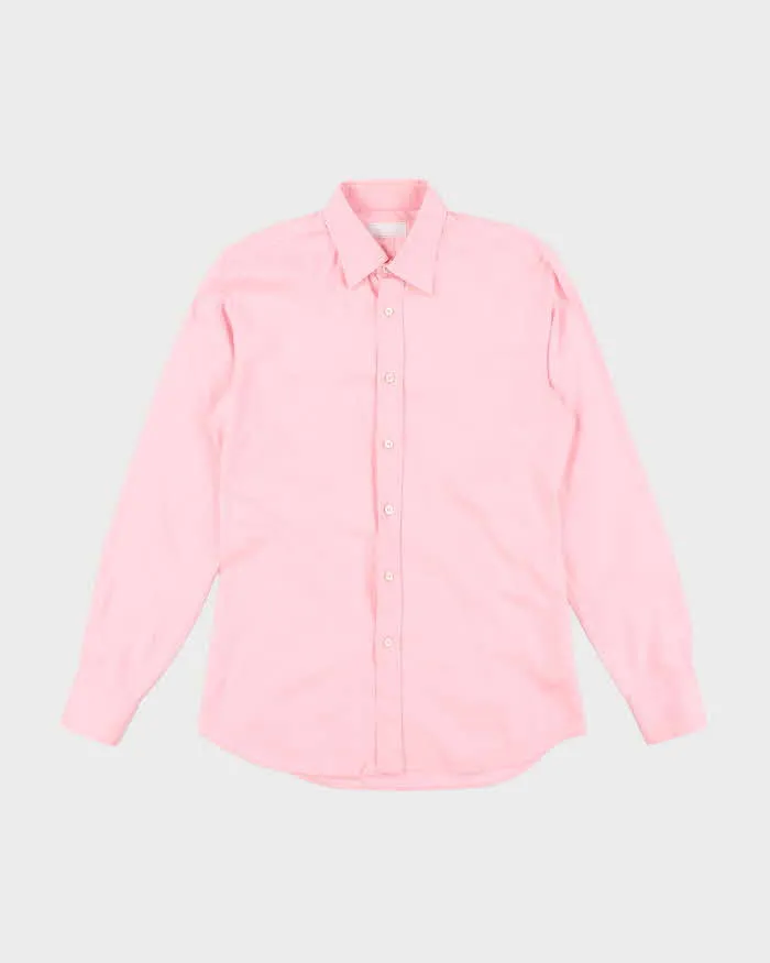 Vintage Prada Long Sleeve Plain Button Up Shirt - L sold by Rokit