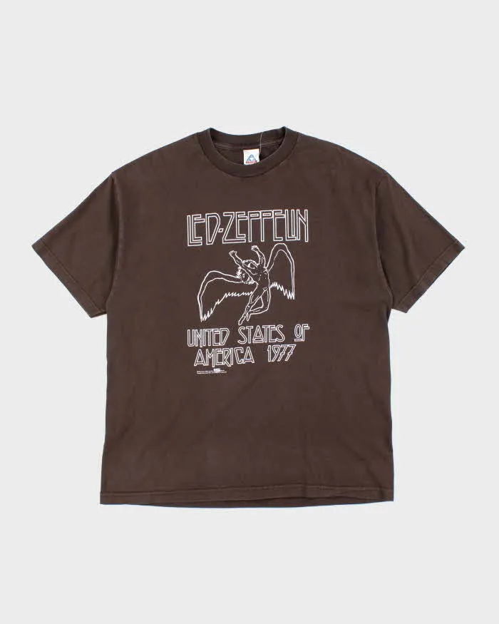 Vintage 2000's Led Zepplin Angel Graphic T-Shirt - XL sold by Rokit