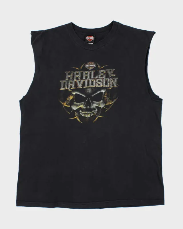 Vintage 2000's Harley Davidson New York Cut Off Graphic T-Shirt - XXL sold by Rokit