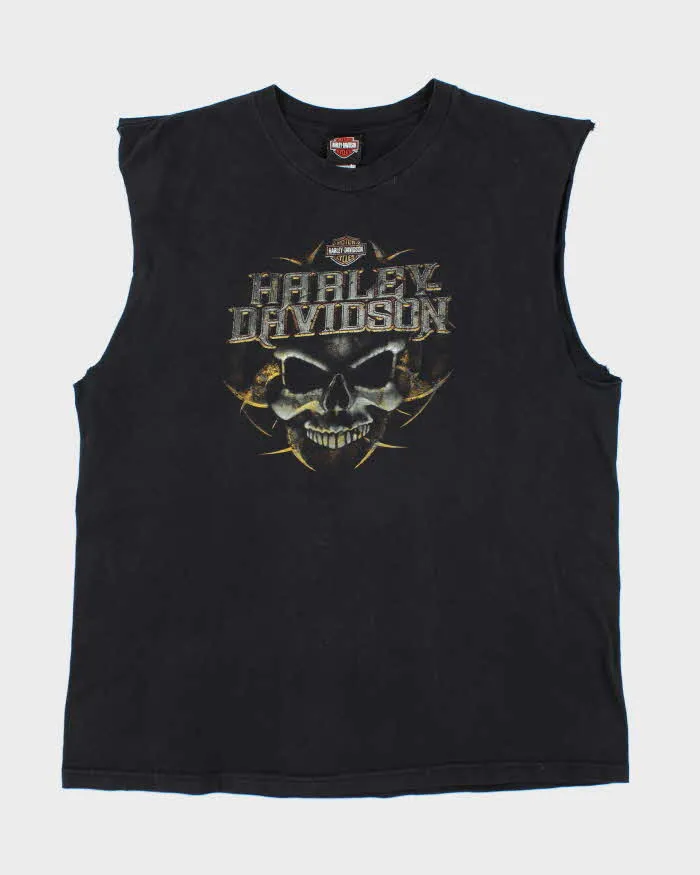 Vintage 2000's Harley Davidson New York Cut Off Graphic T-Shirt - XXL sold by Rokit