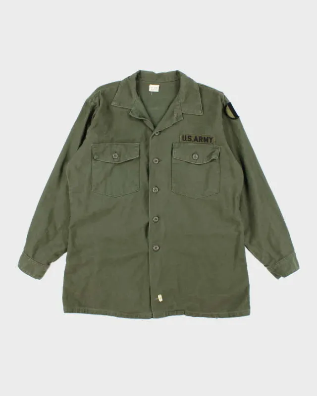 ジャケット・アウター 60's US Army Hospital jacket Vintage 1960s US Army Military Uniform Jacket / Button up
