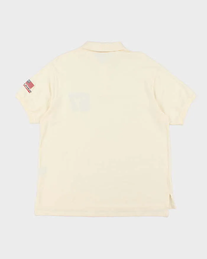 Vintage 90's Polo Jeans Embroidered Oversized Polo Shirt - L sold by Rokit product image thumbnail 2