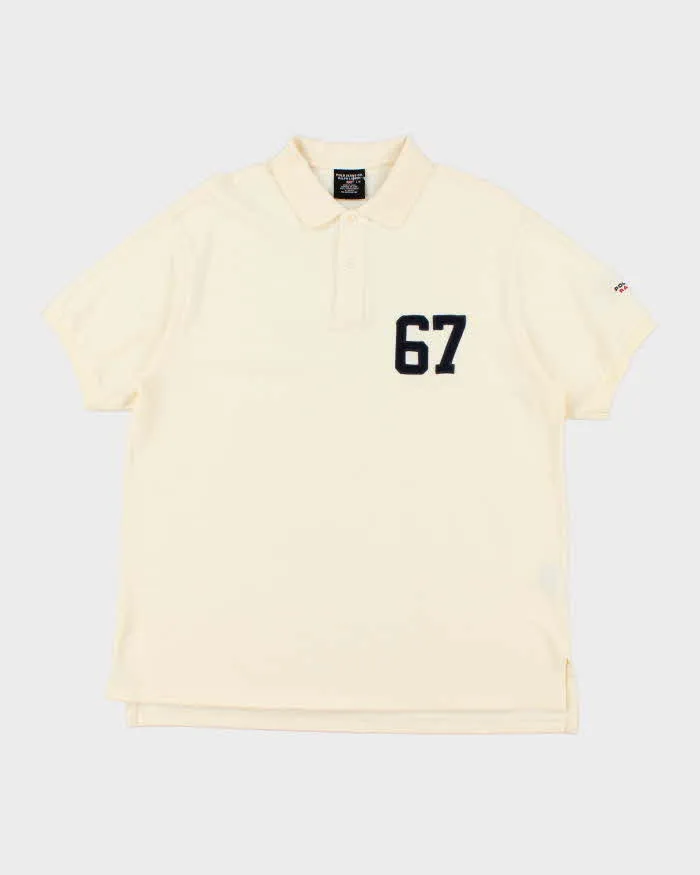 Vintage 90's Polo Jeans Embroidered Oversized Polo Shirt - L sold by Rokit