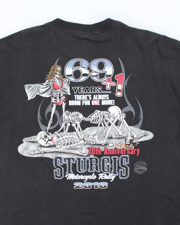 Vintage 2000's Sturgis 70th Anniversary Graphic Biker T-Shirt - XL sold by Rokit product image thumbnail 4