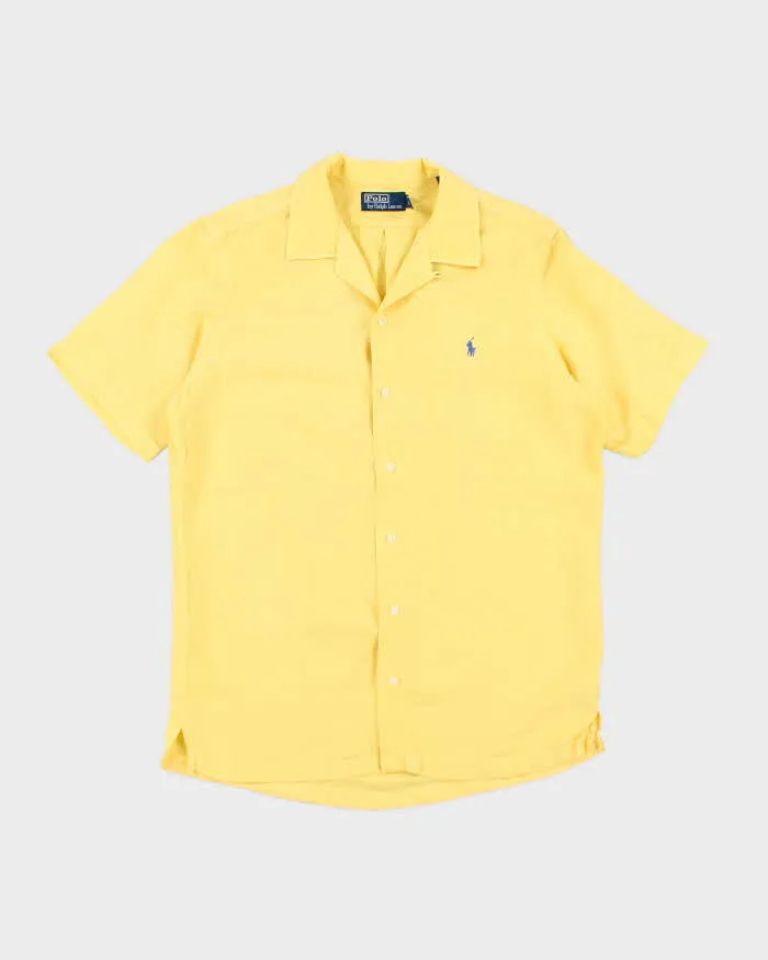 Vintage Ralph Lauren Linen & Silk Blend Shirt - M sold by Rokit