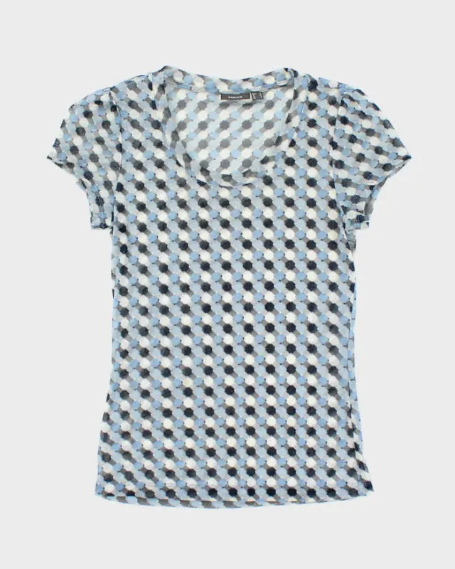 Vintage Y2k 00s Mexx Mesh Top - S sold by Rokit