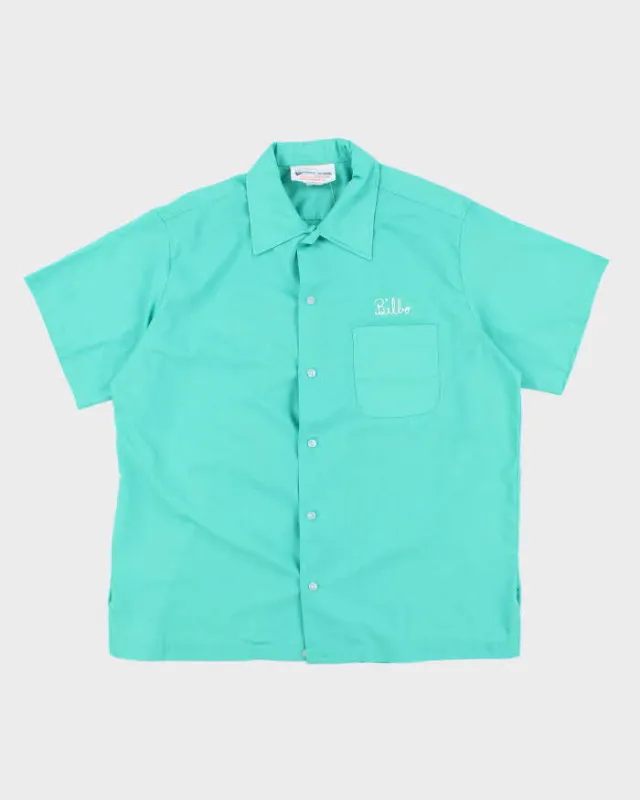 Vintage Cruisin' USA Embroidered Billo Bowling Short Sleeve Shirt - L sold by Rokit