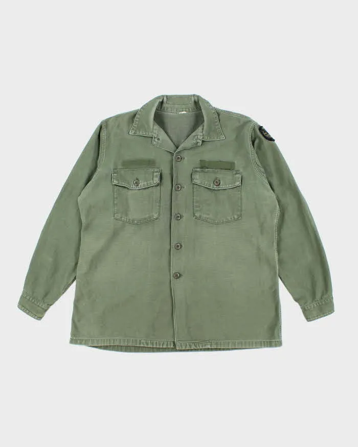 60s Vintage US Army OG-107 Utility Shirt - X-Large sold by Rokit