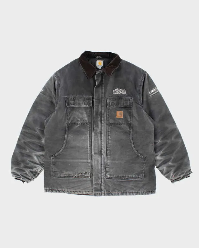ジャケット・アウター 70s~80s unknown vintage work jacket grey Rebalance Vintage | Vintage 80s Grey Work Jacket (L/XL) | O…