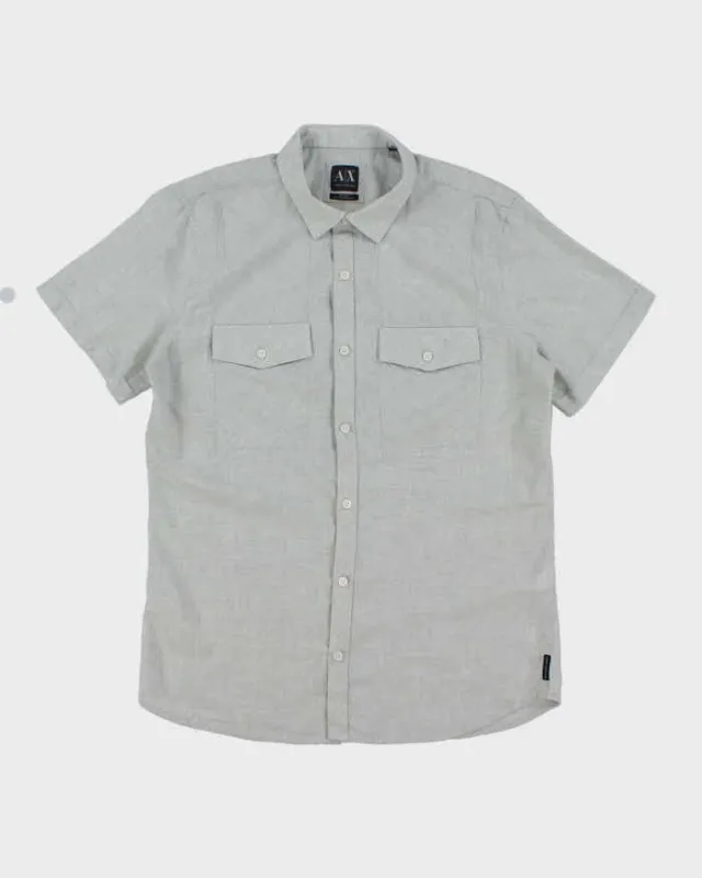 Vintage Armani Exchange Short Sleeve Shirt - L sold by Rokit