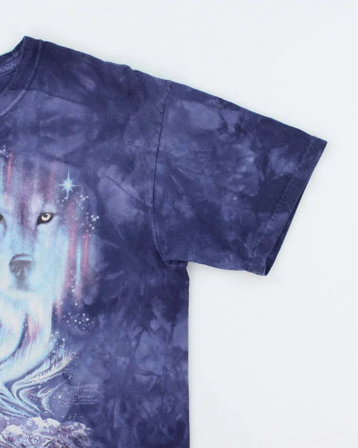 Vintage 2000's The Mountain Tie-Dye Wolf Graphic T-Shirt - L sold by Rokit product image thumbnail 4