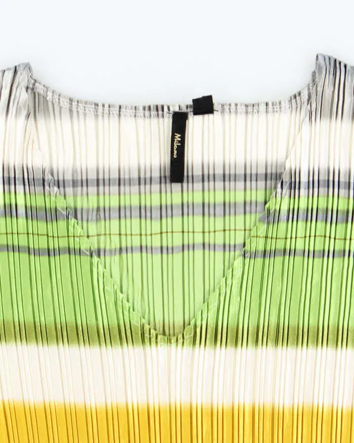 Vintage Y2k 00s Milam Stripe Plisse Top - S sold by Rokit product image thumbnail 5