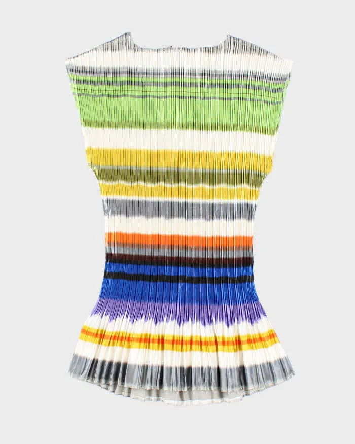 Vintage Y2k 00s Milam Stripe Plisse Top - S sold by Rokit product image thumbnail 2