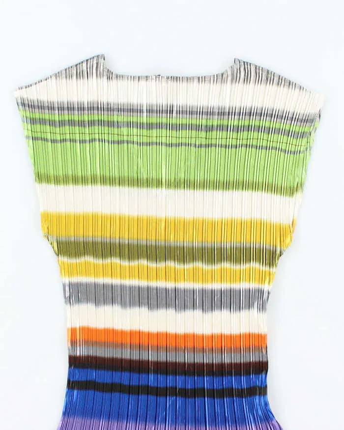 Vintage Y2k 00s Milam Stripe Plisse Top - S sold by Rokit product image thumbnail 4