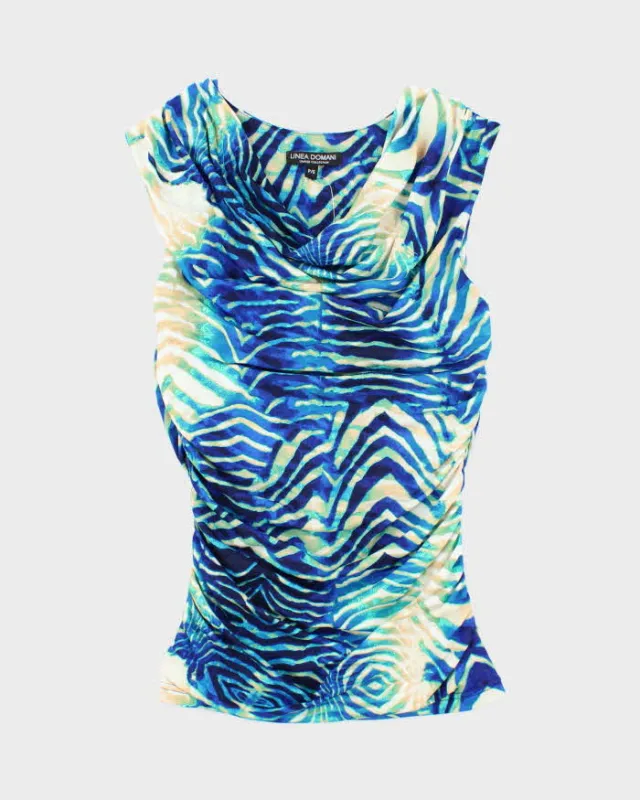 Vintage Y2k 00s Linea Domani Cowl Neck Top - S sold by Rokit