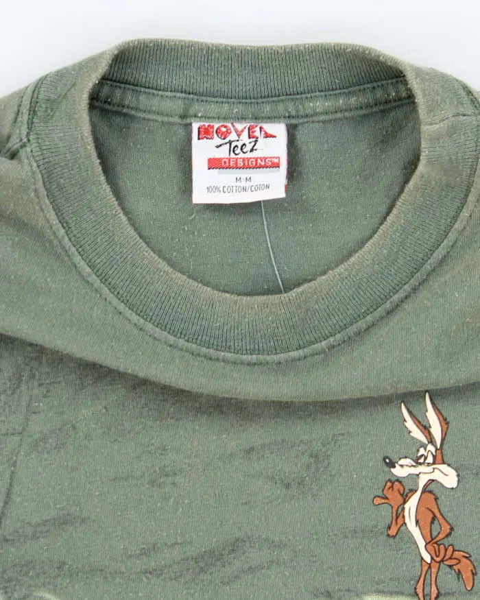 Vintage 2000's Looney Tunes Wylie Coyote Graphic T-Shirt - M sold by Rokit product image thumbnail 5