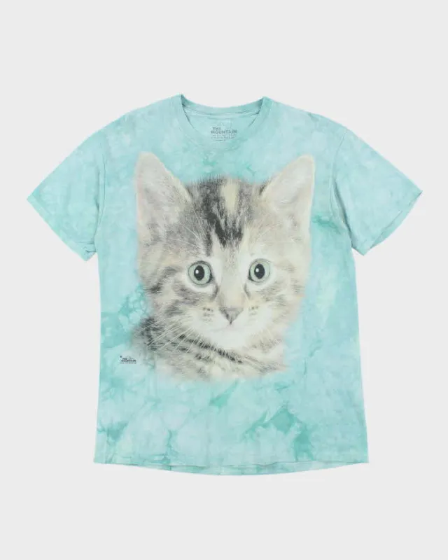 Vintage 2000's The Mountain Big Cat Face Graphic T-Shirt - L sold by Rokit