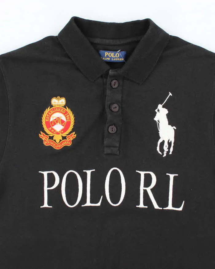 Vintage 2000's Polo Ralph Lauren Embroidered Big Horse Polo Shirt - L sold by Rokit product image thumbnail 3