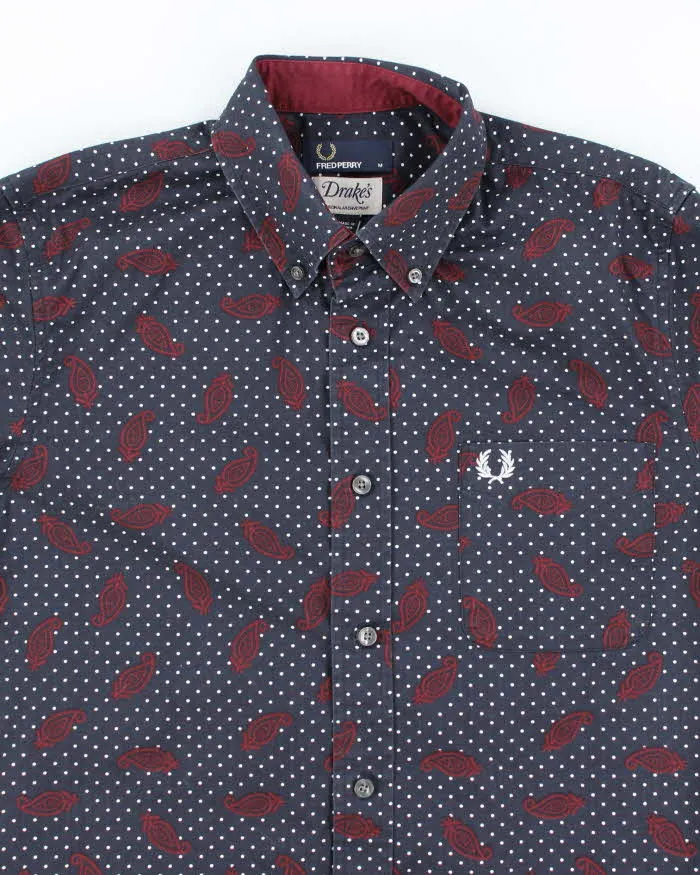 Vintage Fred Perry Patterned Long Sleeve Shirt - M sold by Rokit product image thumbnail 3