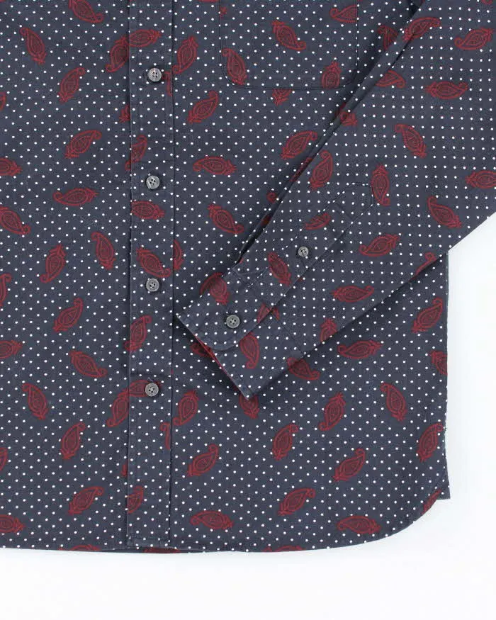 Vintage Fred Perry Patterned Long Sleeve Shirt - M sold by Rokit product image thumbnail 4