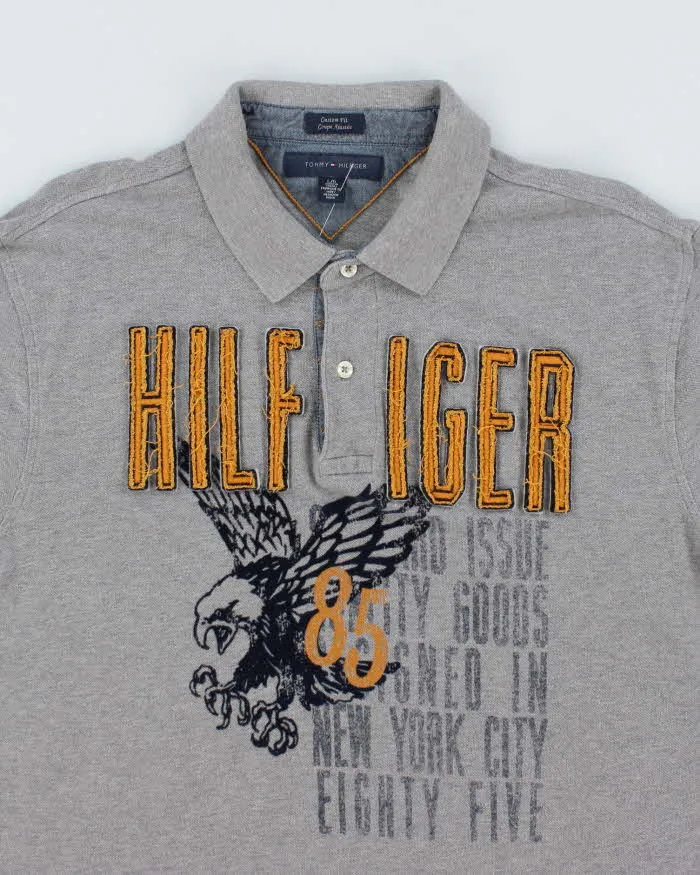 Vintage Y2K Tommy Hilfiger Front Patched Graphic Polo Shirt - L sold by Rokit product image thumbnail 3