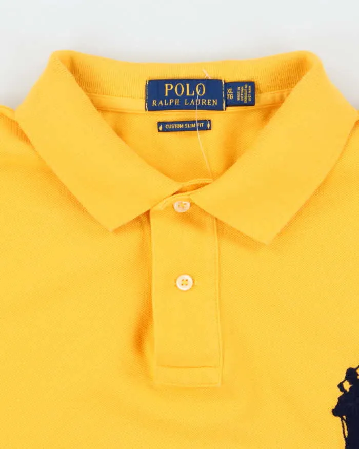 Vintage 2000's Ralph Lauren Big Horse Embroidered Polo Shirt - XL sold by Rokit product image thumbnail 5
