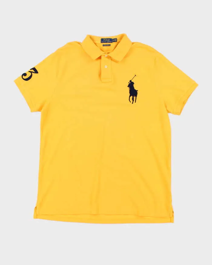 Vintage 2000's Ralph Lauren Big Horse Embroidered Polo Shirt - XL sold by Rokit