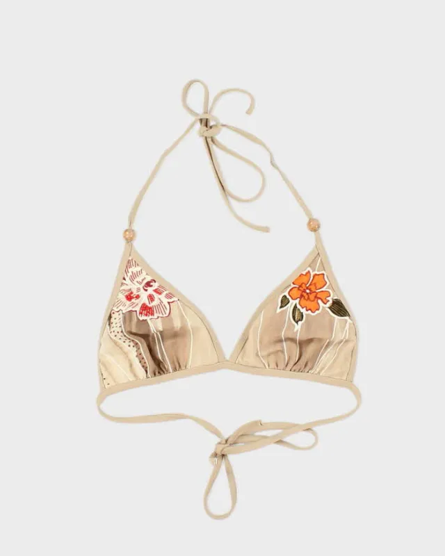 Vintage Y2k 00s Kulu Beaded Bikini Top - XS sold by Rokit