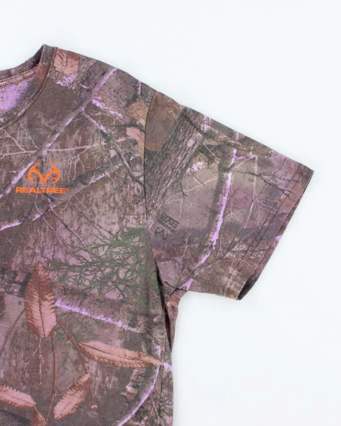 Vintage Y2K Real Tree Purple Camouflage All Over Print T-Shirt - XL sold by Rokit product image thumbnail 4
