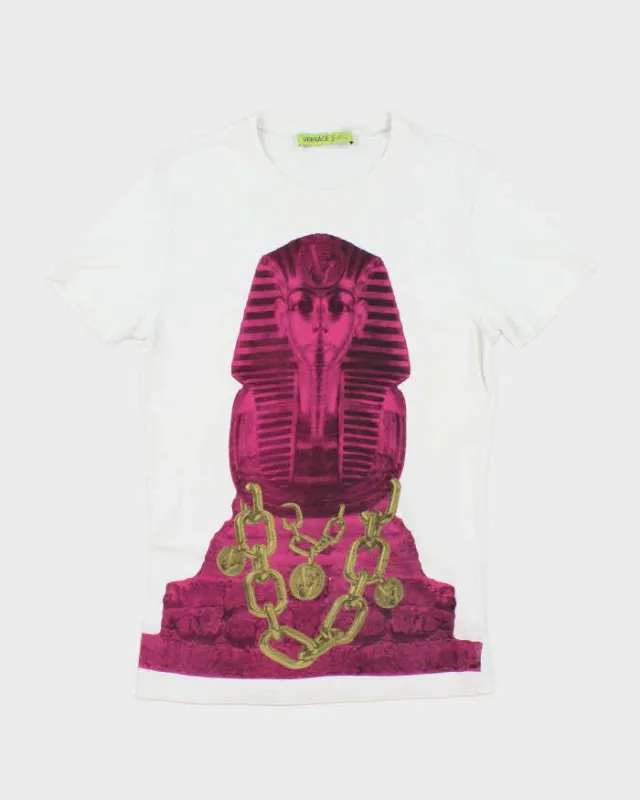 Vintage Y2K Versace Jeans Pharaoh Graphic T-Shirt - M sold by Rokit