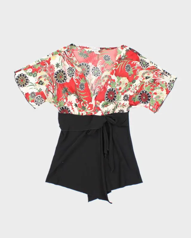 Vintage Y2k 00s Muaa Floral Top - M sold by Rokit