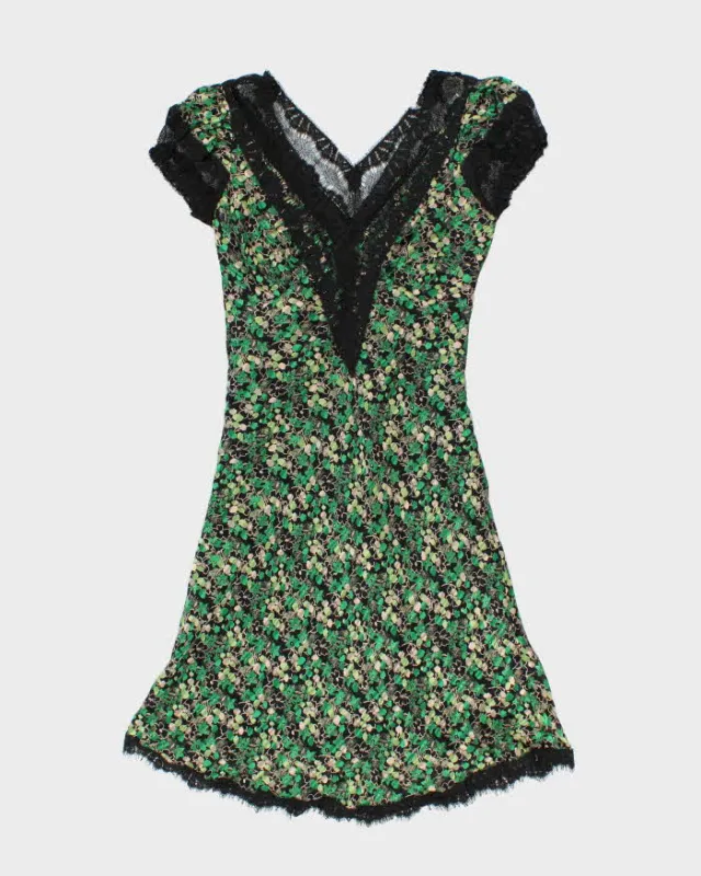 Vintage Anna Sui Silk Dress - S sold by Rokit