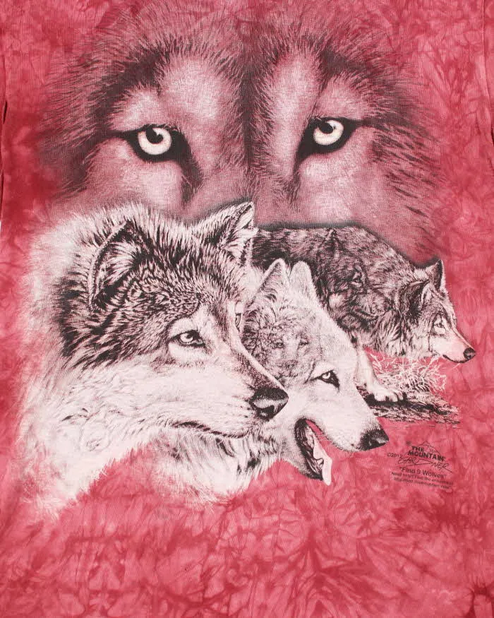 Vintage The Mountain Wolf Pack Tie-Dye T-Shirt - S sold by Rokit product image thumbnail 3