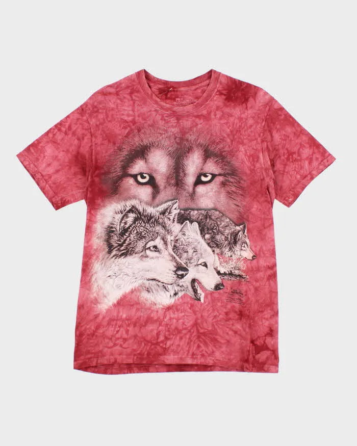 Vintage The Mountain Wolf Pack Tie-Dye T-Shirt - S sold by Rokit