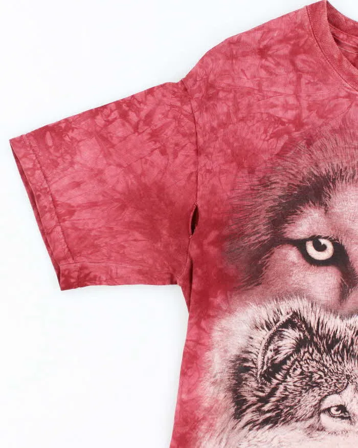 Vintage The Mountain Wolf Pack Tie-Dye T-Shirt - S sold by Rokit product image thumbnail 4