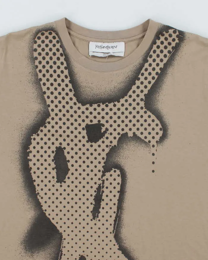 Vintage 90's Yves Saint Laurent Graffiti Graphic T-Shirt - M sold by Rokit product image thumbnail 3