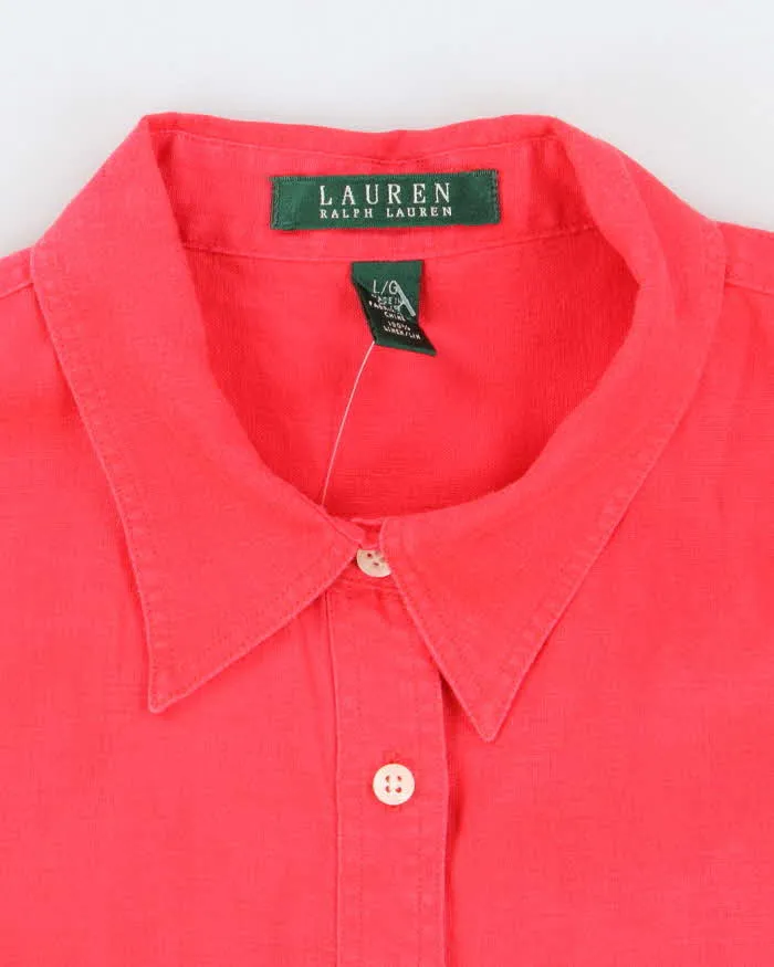 Vintage Lauren by Ralph Lauren Button Up Long Sleeve Shirt - L sold by Rokit product image thumbnail 5
