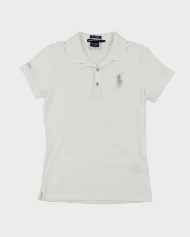 Vintage Y2K Ralph Lauren Slim Fit Big Horse Embroidered Polo Shirt - S made by Ralph Lauren