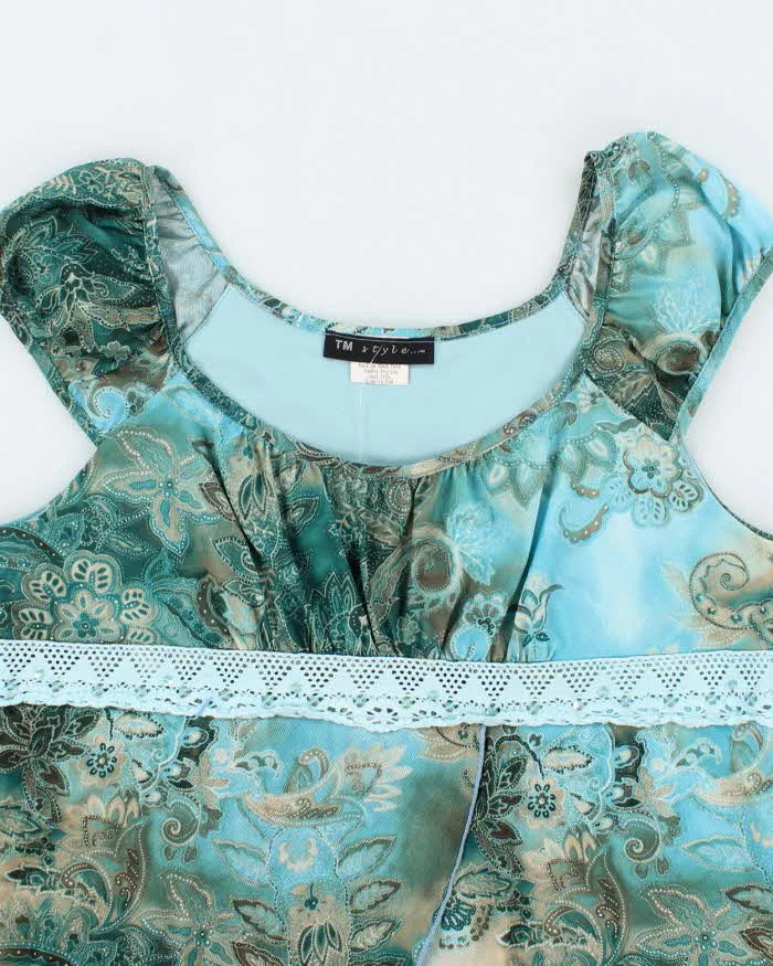 Vintage Y2k 00s TM Style Paisley Pattern Top - L sold by Rokit product image thumbnail 3
