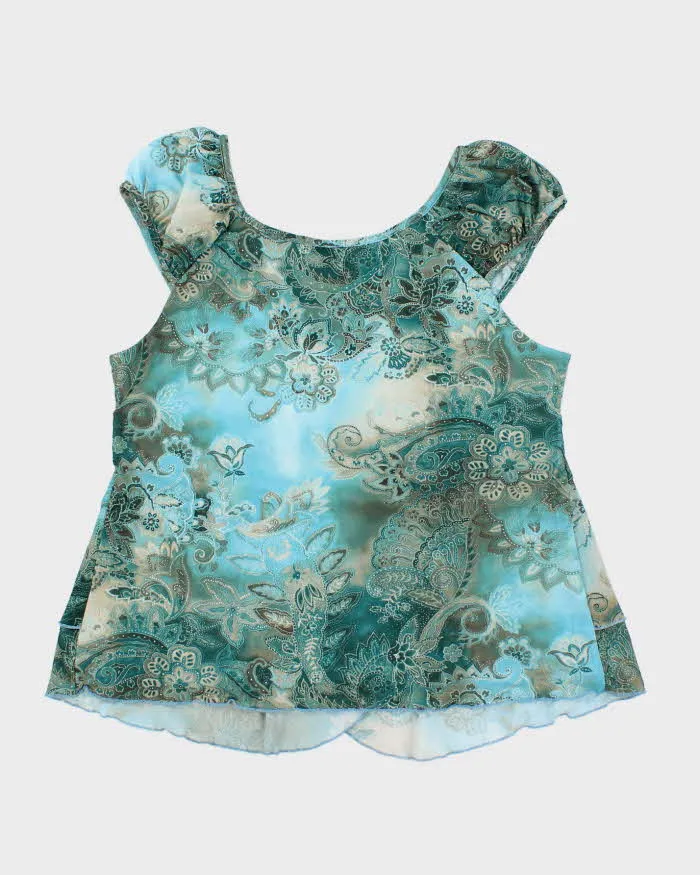 Vintage Y2k 00s TM Style Paisley Pattern Top - L sold by Rokit product image thumbnail 2