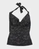 Vintage Y2k 00s Rick's Cowl Neck Halter Top - S sold by Rokit