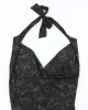 Vintage Y2k 00s Rick's Cowl Neck Halter Top - S sold by Rokit