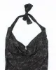 Vintage Y2k 00s Rick's Cowl Neck Halter Top - S sold by Rokit