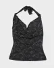 Vintage Y2k 00s Rick's Cowl Neck Halter Top - S sold by Rokit